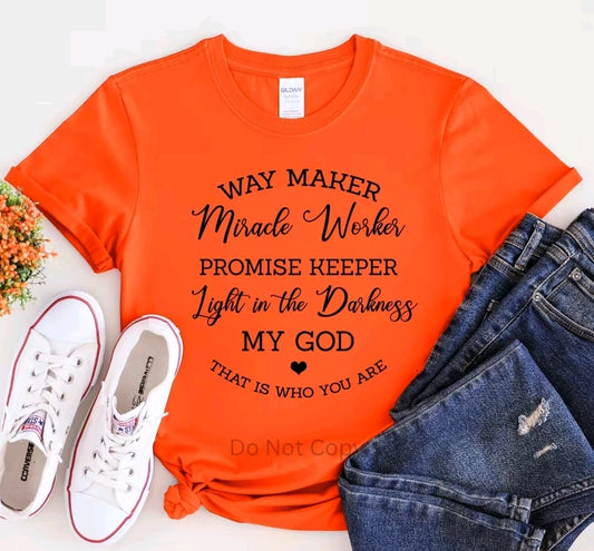 Way Maker – Faith-Inspired Tee
